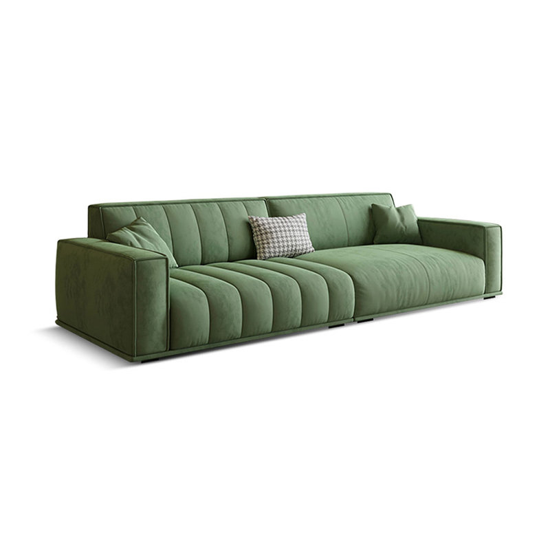 Upholstered " Sofa, L 108,27 po, Polyester vert, Vert
