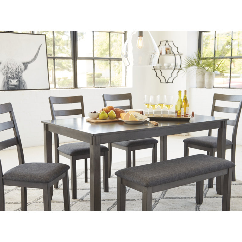 Jaworski 6 - Person Four Leg Dining Set