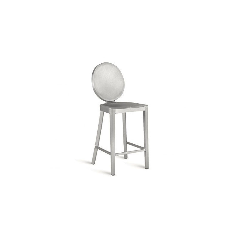 Tabouret décoratif en acier inoxydable Guevara