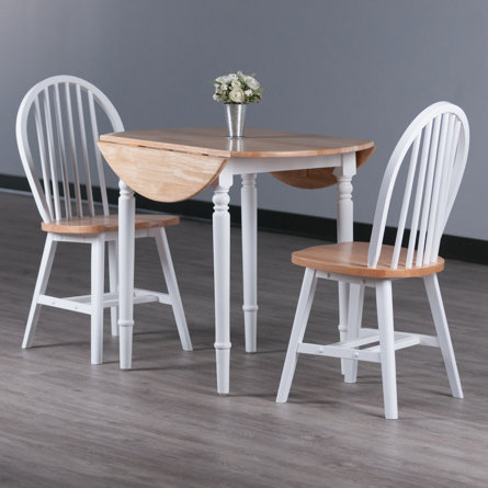 Donaven 2 - Person Solid Wood Solid Wood Top Four Leg Dining Set