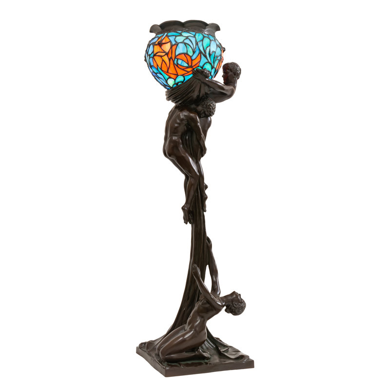 Lampe de table 35 po High Lovers 'Trangle W / Tiffany Goldfish