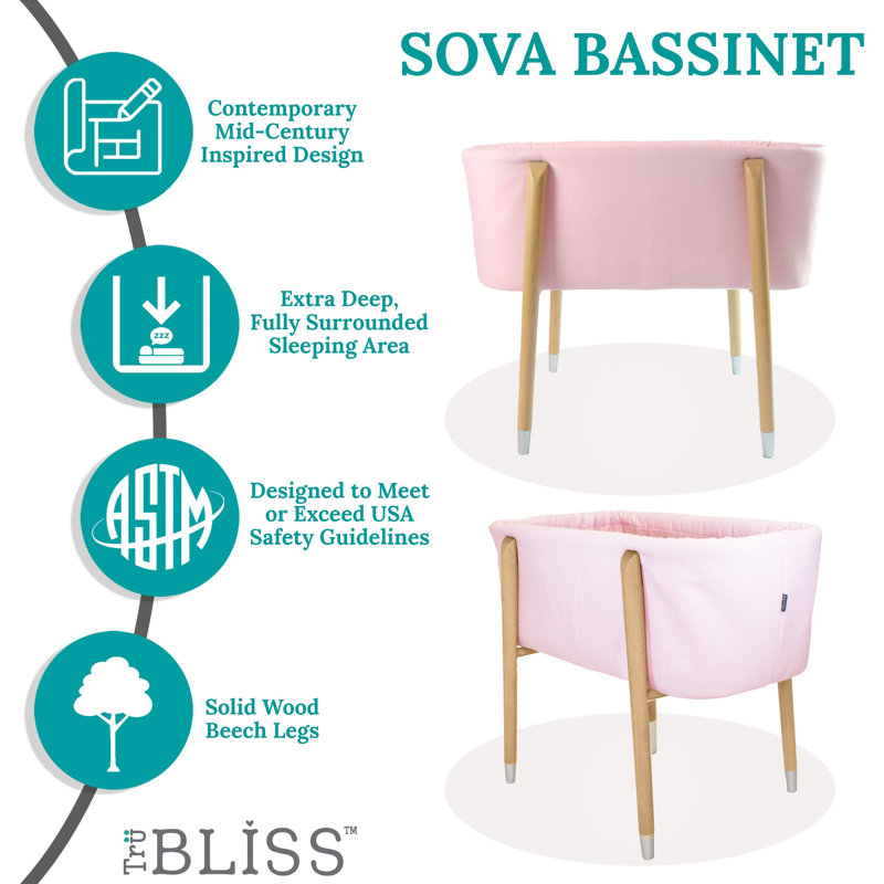 Sova Bassinet - Pink, Pink