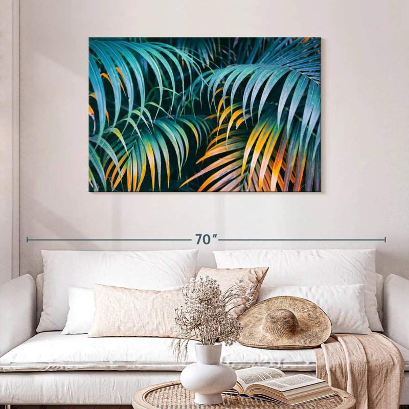 Feuilles de palmier Harnek Green Jungle