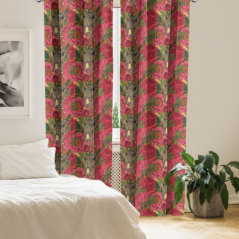 Athreya Semi Sheer Curtain Pair
