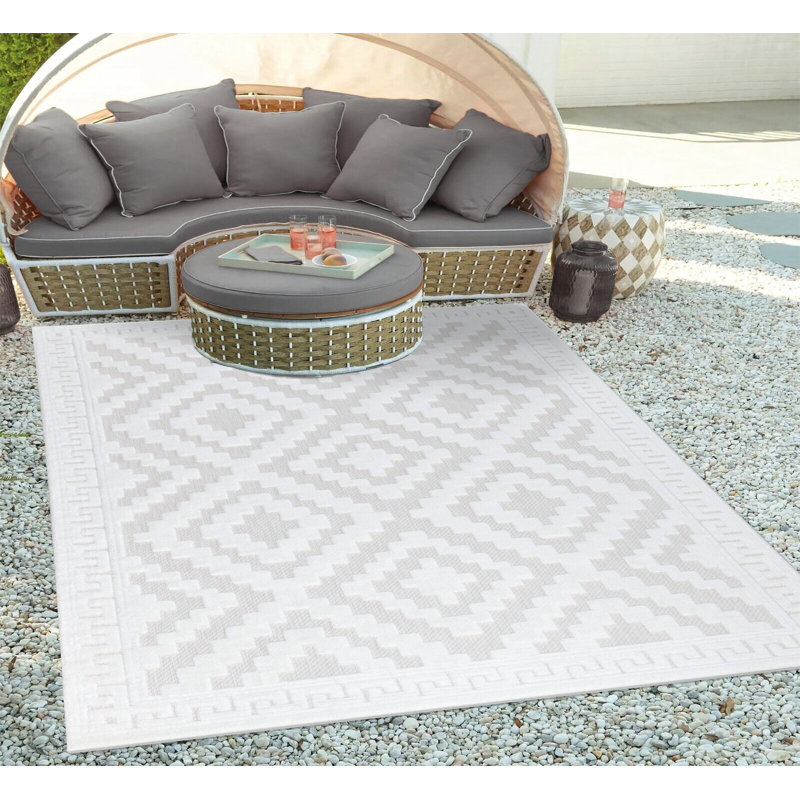 Saticoy Chevron Area Rug, Runner 60 x 220cm