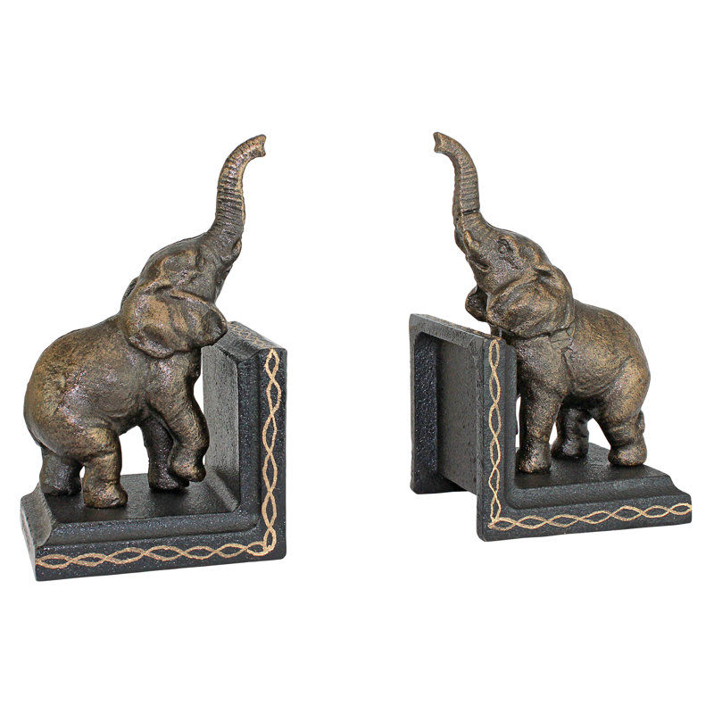 Ensemble de serre-livres Triomphant Elephants