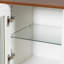 Armoire avec porte vitrée et grand rangement-111654233