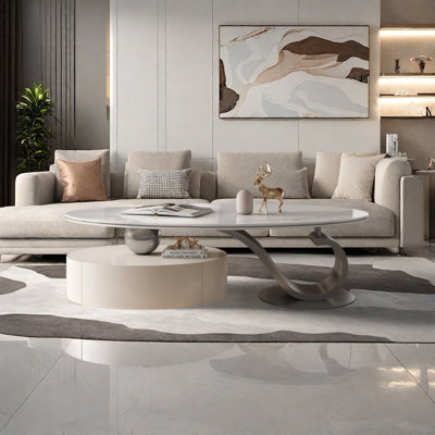 Italian Light Luxury Style Coffee Table