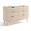 Commode double l 47,25 po à 6 tiroirs Indra-184123525
