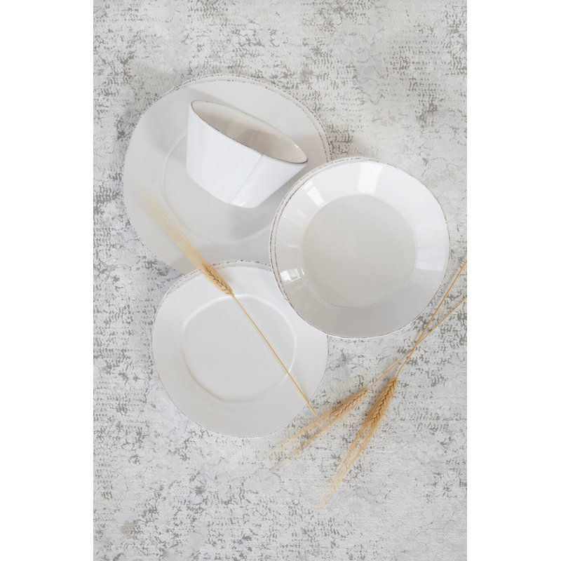 Lastra Stoneware Serving Bowl, 2.5" H x 10" W x 10" D