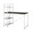 Reversible Smart Workstation Wooden Desk With Steel Frame