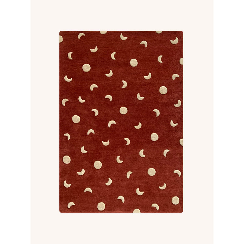 Rug Moons, Rectangle 3'11.24" x 5'10.87"