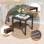 Ensemble de chaise longue d'extérieur empilable et inclinable en métal avec table d'appoint Esko-1562236071