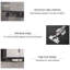 Rangement pour chaussures en aluminium gris et blanc