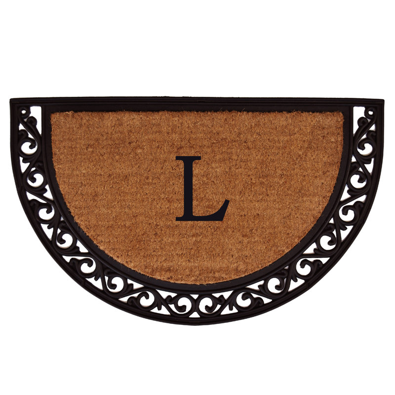 Paillasson Assemgul, Demi-cercle 1 pi 6 po x 2 pi 6 po, L