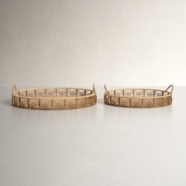 Oval Natural Wicker Basket - 23L x 18D x 5H