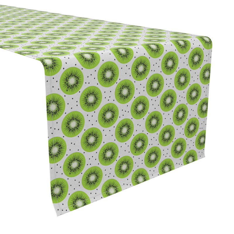 Rectangular Cotton Twill Table Runner, 16'' D x 72'' L