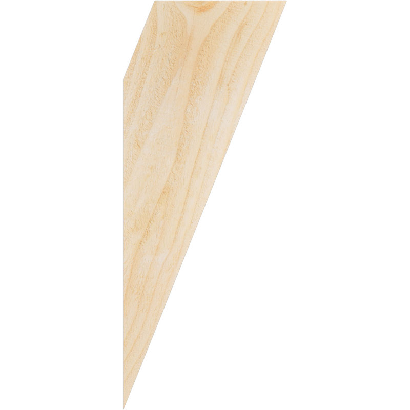 Attelle de genou traditionnelle, Douglas (sciage brut), H 20 po x l 6 po x P 8 po