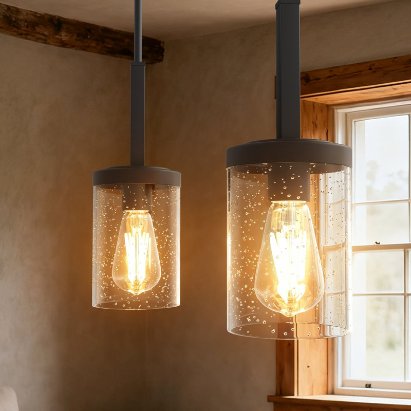 Luminaire suspendu simple pour îlot de cuisine Farmhouse