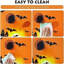 Ensemble de 2 nappes en plastique pour table de Halloween