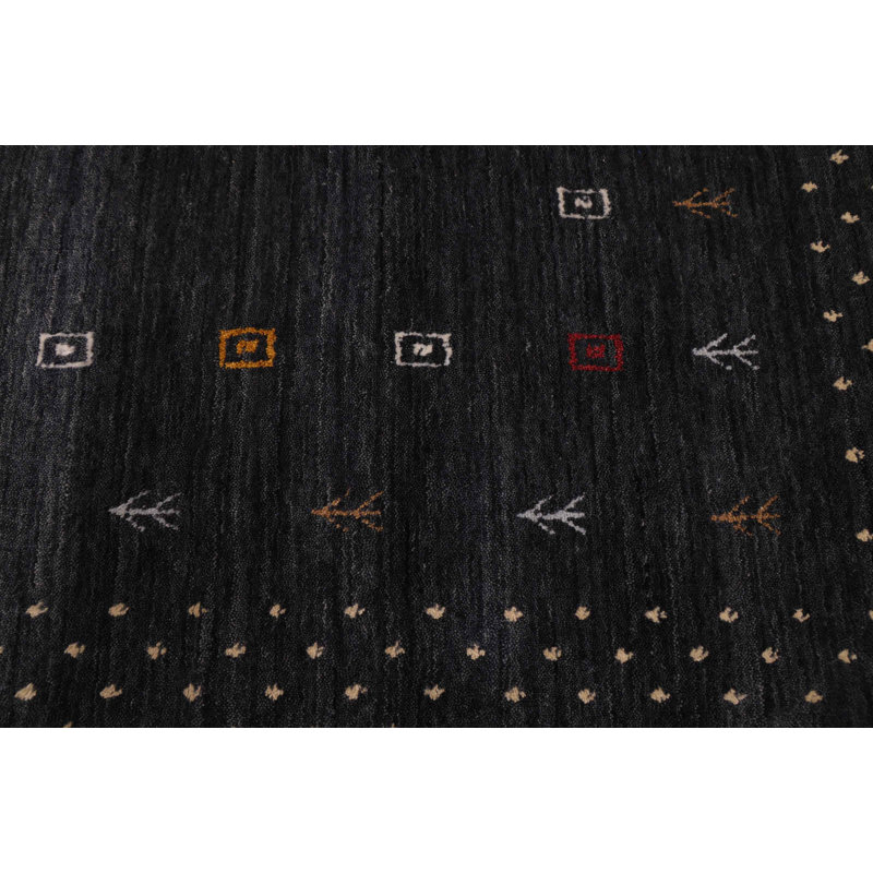 Indo Gabbeh Charcoal Rug 7'11" x 9'9"