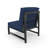 Oltjana Sectional Armless Middle Outdoor Patio Chair With Sunbrella Cushions-124072322