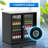 7.4 Cu.Ft 2 Doors Beverage Refrigerator, Commercial Display Refrigerator For Beer, Wine, Soft Drinks