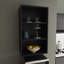 Armoire murale ouverte 36 po pour salle de bain, bureau, chambre à coucher - Tablette au fini noir avec rangement 36-1018276894