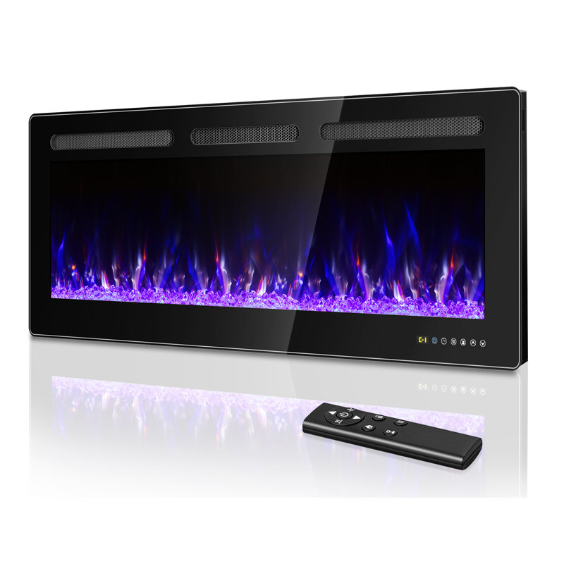 Kioneli Electric Fireplace, 18.1" H x 42" W x 3.94" D