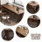 Dark Walnut Rectangular Solid Wood desks-107441869