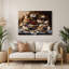 Desserts Cheesecake Black Metal Wall Art-2049881551