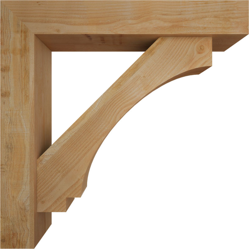 Support de bloc impérial avec entretoise décalée, 44 x 44, Sapin Douglas de l 8 po (scié brut)
