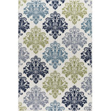 Magnifique tapis d'intérieur / extérieur vert Keeble