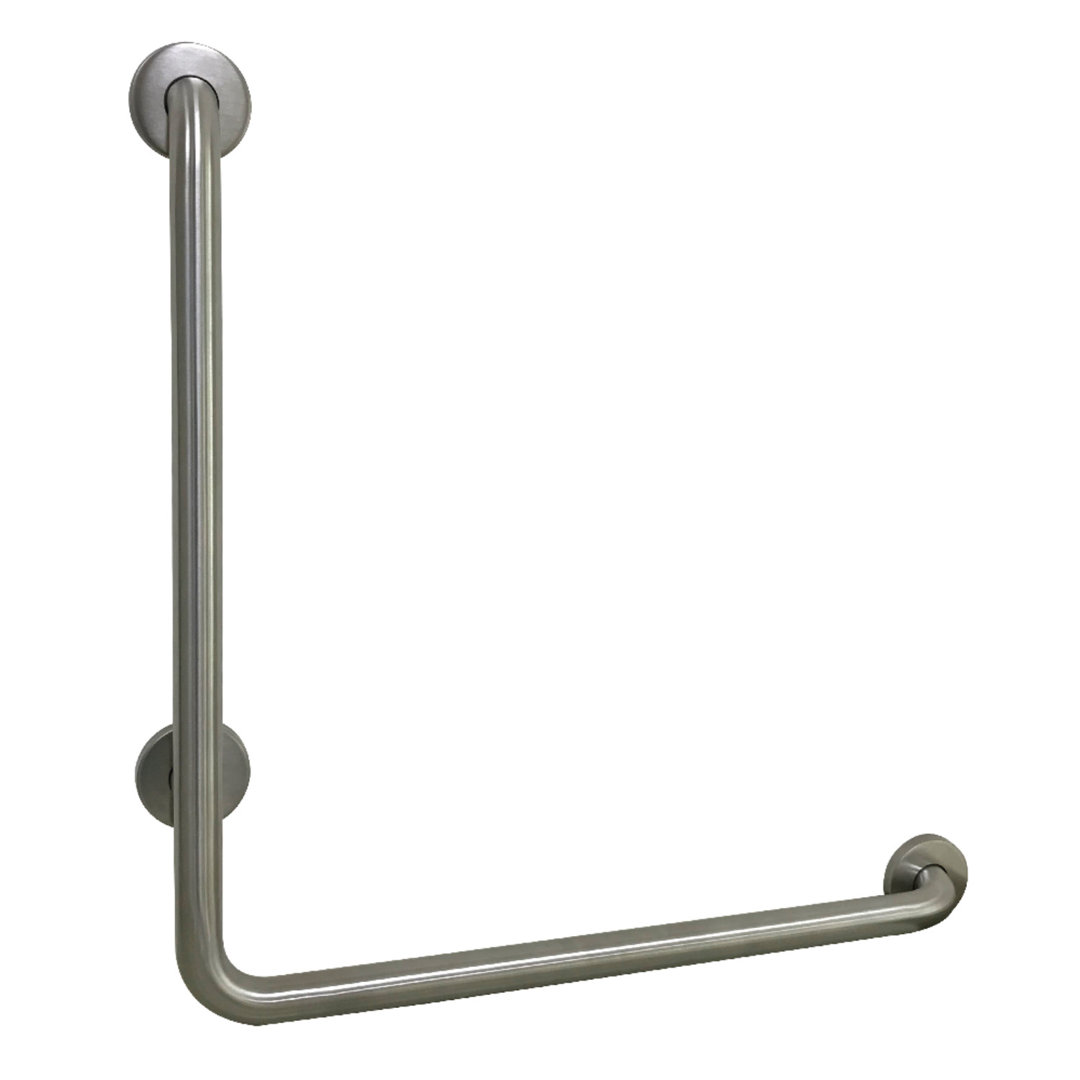 Kingston Brass Made To Match 24-Inch X 24-Inch L-Shaped Grab Bar, 1-1/4 Inch O.D, Right Hand Kingston Brass 