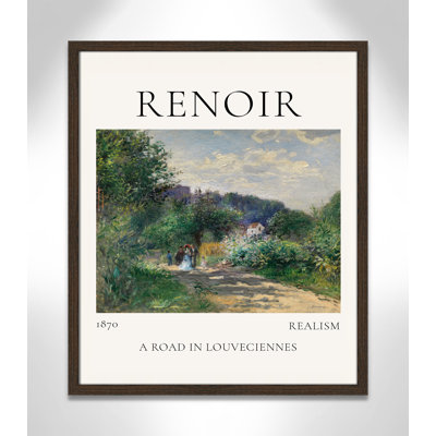 Old Masters Collection " A Road In Louveciennes " by Auguste Renoir