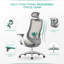 Fauteuil de bureau ergonomique à haut dossier Inbox Zero-962642632
