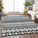Premium Machine Washable Prisco Black Rug