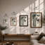 Bamboo in Ink Japandi - Framed Print-865196184-865196189