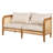 Modern Outdoor Patio Cushioned Sofa