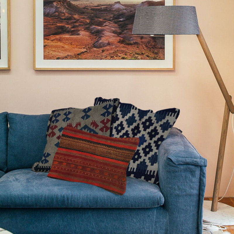 Geoffrey Kilim Handwoven Heath Cushion Cover