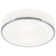 Aero Flush Mount - 10" - Chrome Finish - Replaceable LED - Bulb Included