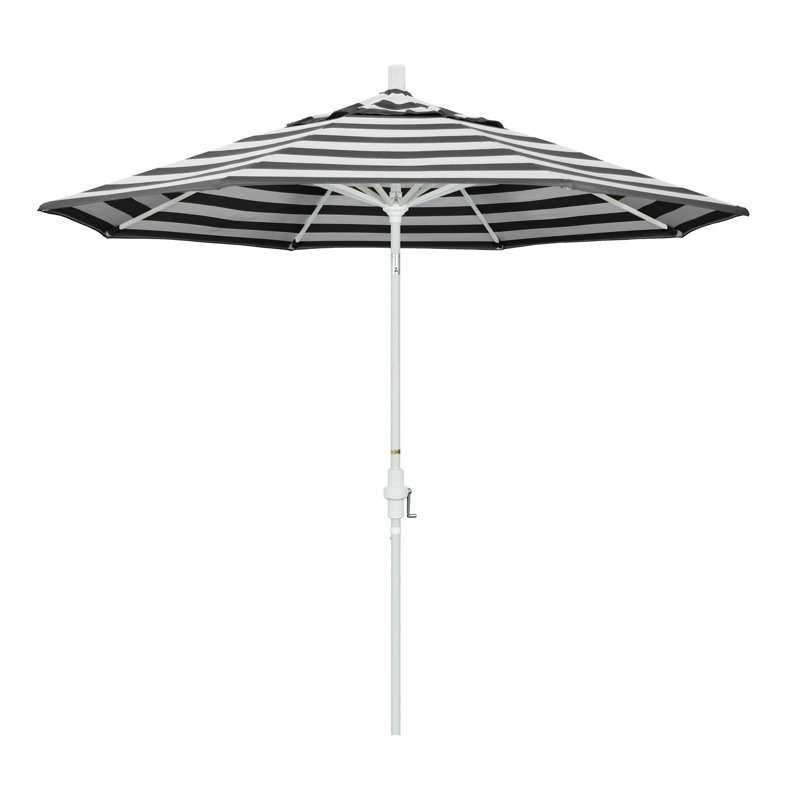 Parasol 9 'Market Sunbrella, Cabana classique à rayures noires Sunbrella®