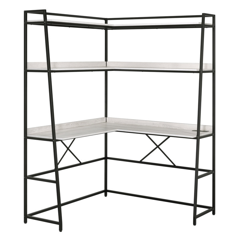 Bureau incliné / échelle Monico, Blanc