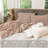 MooMee Gingham Sheet Set 100% Washed Cotton Linen Like Textured Breathable Lightweight-119224424-119224422