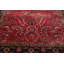 Tapis rose en laine noué à la main de conception unique 7 pi 9 po x 9 pi 9 po Feuget