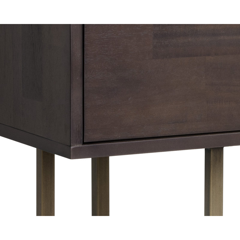 Jade 51 in. Console Table, Brown