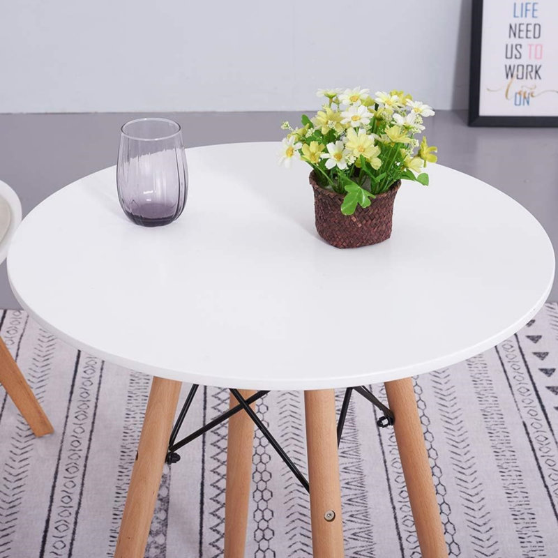 Round Dining Table, 75 cm H x 80 cm W x 80 cm D
