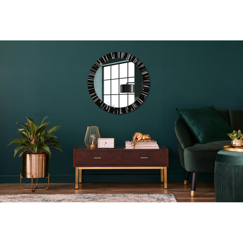 Huldar Glass Flat Wall Mirror
