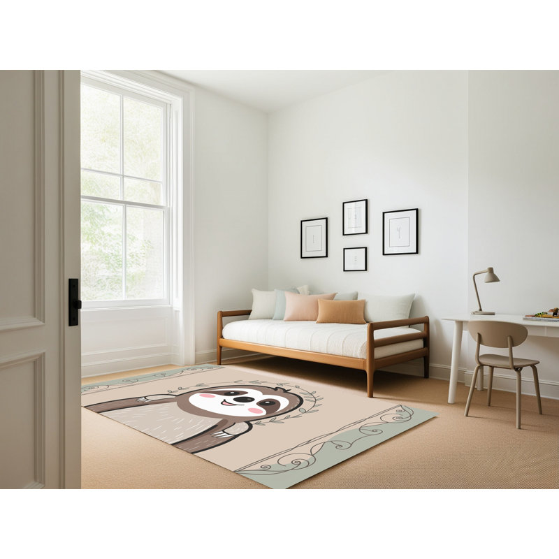 Tapis pour enfants East Urban Home, Rectangle 4pi x 6 pi