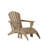 Altura Plastic Adirondack Chair with Ottoman Set-440759047